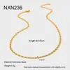 Pulsera y Collar con Patrón Transfronterizo Europeo y Americano de Acero Inoxidable Chapado en Oro de 18K Joyería Impermeable Accesorios de Nicho de Alta Gama para Mujeres