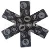 Mantel Plegable para el Hogar Estilo Occidental, Salvamanteles Retro para Platos, Mantel Protector de Fondo de Olla de Tela No Tejida, Mantel Anti-quemaduras para Cazuelas Resistente a Altas Temperaturas