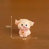 Paisaje en miniatura, figuras de animales de cachorros creativas y lindas, decoraciones de caja sorpresa, accesorios para escritorios de oficina, piezas decorativas pequeñas