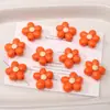 Acrílico Gotejamento de Óleo Flor de Cinco Pétalas Decoração Flor Pequena Contas Soltas Artesanal DIY Pulseira Corrente de Celular Acessórios de Joia