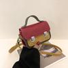 Bolso Pequeño Exterior Super Caliente Individual para Mujer Primavera y Verano 2025 Nueva Moda Color de Contraste Nicho Bolso Cruzado Portátil Mini Bolso Cambridge