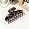 Pinza con Estampado de Leopardo Diente de Tiburón Pinza para el Pelo Retro Francesa Coreana Elegante para la Parte Posterior de la Cabeza Pinza para el Pelo Accesorios para el Cabello Transfronterizos para Mujer