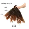 Cortina de Cabelo de Fibra Química Europeia e Americana Conjunto de Seis Peças Espelho Cruzado Extensões de Cabelo de Comércio Exterior Africano Peças de Cabelo Cacheado Estilos Que Podem Ser Teceidos Fornecidos Diretamente pelos Fabricantes