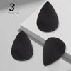 Set de 3 Borlas para Polvo, Color Albaricoque, Esponja de Maquillaje Angulada, Transfronterizo, Dropshipping, Directo de Fábrica