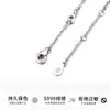 Pulseira de Prata de Lei 925 com Laço Feminina Design de Nicho Senso de Moda Joia de Mão para Meninas Japonesas e Coreanas Presente para Namorada