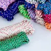 Fabricante de Varal Atacado Multifuncional Portátil Nylon Trançado Varal Externo para Secar Roupas e Colchas, Corda Flexível à Prova de Vento