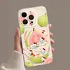 Funda para teléfono Guava Kitty adecuada para Apple 16PROMAX, funda suave para iPhone 15Plus, 14 estilo fresco, 13 diseño divertido