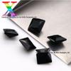 A Fábrica Vende Pedras Soltas Nano Quadradas Pretas 2*2-8*8mm, Pedras Nano Quadradas Pretas Que São Resistentes ao Calor e Podem Ser Fixadas com Cera com Pedras Preciosas