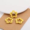 Estrela de Cinco Pontas Acrílica Perfurada Colorida de 30mm DIY Feito à Mão Pingente Miçangas Material para Joias Acessórios