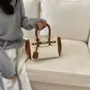 Bolsa de Mão Feminina de Alto Padrão Color Block Bolsa Platina 2026 Nova Moda Versátil Bolsa Transversal Pequena para Levar Tudo para Sair para o Trabalho