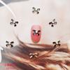 Acessórios Fritillaria Amor Simples Joias para Nail Art Gotas de Óleo e Diamantes Laço Francês Novo Estilo Estilo Fragrante Decoração de Unhas