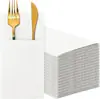 Servilletas de Papel para Restaurantes Occidentales de Hoteles de Venta Caliente Transfronterizas, Servilletas de Papel Personalizadas para Banquetes de Bodas, Juegos Desechables de Cuchillo y Tenedor, Servilletas Libres de Polvo