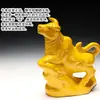 Vaca de Cerâmica Vaso Sanitário Vaso Sanitário Absorvente de Água Decorações para Casa Wangcai Tang Sancai Vaca Amarela Búfalo Ornamentos da Sorte