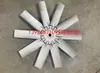 Ventilador axial ventilador de cañón de niebla aspa de aleación de aluminio impulsor aspa de ventilador a prueba de explosiones de alta temperatura unilateral pequeña de 10 aspas aspa de ventilador de aluminio fundido