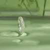 Anel Platycodon 999 Prata Pura Anel de Casal, Anel Ajustável de Luxo Leve para Mulheres, Design de Nicho de Alto Padrão para o Dia dos Namorados