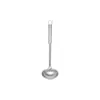 Juego de Utensilios de Cocina de Acero Inoxidable: Espátula para Cocinar, Cuchara, Espumadera, Cucharón para Sopa, Espátula Redonda para Freír, Juego de 6 Piezas