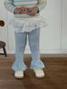 Roupas Infantis 2026 Primavera Roupas de Bebê Estilo Coreano Roupas Infantis Estilo Primavera Conjunto de Camisa de Manga Longa Listrada e Leggings para Meninas