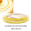 Tira de Luces Cob 110V, Placa Desnuda sin Controlador, 240 Luces, 8 de Ancho, 360 Luces, Cortable cada 10cm, Respaldo Autoadhesivo, Se enciende al recibir energía