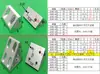 Peças de Canto para Perfil de Alumínio, Blocos Triangulares Retângulos, Conectores Triangulares, Peças de Canto Extrudadas, Peças Triangulares Verticais Instalação Cruzada