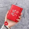 Nueva billetera de estilo antiguo, monedero corto con elemento Han, billetera pequeña para estudiantes de secundaria, tarjetero simple, multifuncional y de gran capacidad