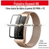 Adequado para pulseira Huawei B6 tela cheia superfície curva 3D filme de dobra a quente material composto filme macio PMMA filme para relógio Huawei B7