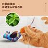 Juguete de Peluche para Gatos Pájaro Realista Cabeza de Repuesto para Gatos Mascotas para Aliviar el Aburrimiento, Pájaro Largo de Peluche con Sonido Juguete Interactivo para Gatos Mascotas