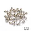 Ponto 3468mm oito pequenas Shiyue face ponta broca de unha cristal redondo vidro broca diy acessórios de joias