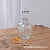Venta Caliente Transfronteriza Amazon Jarrón Pequeño Adornos de Decoración de Escritorio Set de Botellas Pequeñas de Vidrio Transparente de Gama Alta Venta al por Mayor