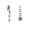 Brincos Vintage Agulha de Prata Nicho Luxo Acessível Brincos High-End Brincos Elegantes Atacado Feminino Atacado de Fábrica