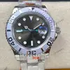 Rolex 126622 Gris Luminoso Calendario Correa de Caucho 40mm Automático Mecánico Reloj de Lujo para Hombre