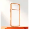 Funda de Teléfono de Acrílico Transparente Mate Adecuada para Iphone18Pm, Carcasa Dura Dos en Uno Resistente a Huellas Dactilares Apple con Tacto de Piel