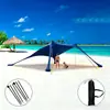 Toldo de Praia Lycra Transfronteiriço Proteção Solar Externa e Frescor Lycra Elástico em Quatro Lados Tenda Toldo para Acampamento à Beira-Mar