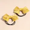 Estilo Coreano Súper Hada Dulce Chica Estudiante Color Sólido Lazo Cuerda para el Cabello Alta Elasticidad Multihilo Banda de Cuero Cuerda para el Cabello Cuerda para el Cabello Accesorios para la Cabeza