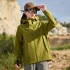 Chaqueta Impermeable con Costuras Selladas, Forro Polar para Calidez, Cierre Magnético, Chaqueta de Senderismo Estilo Montaña con Capucha, Cortavientos Unisex
