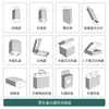 Caja de regalo de doble puerta, caja de embalaje, caja rígida de papel universal de alta gama estilo chino, caja de color personalizada del fabricante de Guangdong