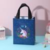 Bolsa de Tela No Tejida de Unicornio Bolsa de Regalo Transfronteriza Bolsa de Compras Bolsa Ambiental Prensada en Caliente Logo Impreso Bolsa para Joyería de Belleza