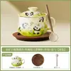 Taza de té Zhi Xiong Xi Hui, un juego de té kung fu de alta gama para uso personal, taza de té de oficina con separación de té y agua