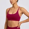 Nuevo sujetador deportivo transfronterizo para mujer con almohadillas extraíbles en el pecho, sujetador de yoga sexy con tiras cruzadas para Pilates y yoga