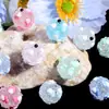 Cor dopamina cor amor diamante bola furo reto contas DIY corrente de celular chaveiro corrente de bolsa acessórios atacado