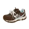 Zapatos nuevos estilo coreano para papá para mujer, zapatillas deportivas para correr de estudiante otoño 2026, zapatos casuales con suelas gruesas para aumentar la altura