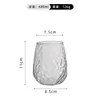 Taza de Café de Alto Borosilicato para Uso Doméstico, Elegante y Resistente a Altas Temperaturas, Taza para Americano Helado Latte, Vaso de Vidrio para Beber