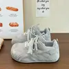 Mocasines gruesos de estilo coreano para mujer con plantillas ocultas para aumentar la altura, nueva colección de otoño 2026, estilo retro de entrenamiento alemán, zapatillas casuales versátiles