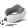 Almohada en Forma de U, Transpirable, Amigable con la Piel, Núcleo de Espuma Viscoelástica de Rebote Lento, Almohada de Viaje Portátil, Almohada para el Cuello, Almohada en Forma de U al por Mayor