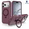 Funda de teléfono transfronteriza para iPhone 18 Pro Max con soporte giratorio magnético, cubierta protectora universal para Apple 17 Pro Max