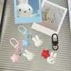 Chaveiro Coelho Miffy Estrela Macio Fofo Coração Girly Pentagrama Pingente de Bolsa Desenho Animado Melhor Amigo Presente