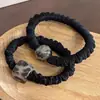 Estilo coreano Novo Leopardo Pérola Pequeno Anel de Cabelo Intestinal Corda de Cabelo Simples Alta Elástica Durável Bola Cabeça Rabo de Cavalo Corda de Cabelo