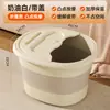 Cubo Plegable para Baño de Pies para Uso en Casa, lo Suficientemente Profundo para Cubrir las Pantorrillas, Tina Aislada para Masaje de Pies, Nuevo Lavapiés de Cuidado de la Salud para el Invierno