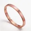 Pulseira de Aço Titânio para Mulheres, Estilo Ins de Alta Qualidade com Fecho Aberto, Pulseira Personalizável DIY, Joias de Aço Inoxidável de 6mm Venda por Atacado
