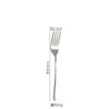 Vajilla de Acero Inoxidable 1010 Cuchillo y Tenedor para Steak de Hotel Postre Occidental Cucharilla de Café Cuchara para Comer Tenedor Cuchara de Mesa
