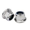 Tuerca de seguridad con brida hexagonal con inserto no metálico GB6183, tuerca autoblocante antiaflojamiento de nailon DIN6926
